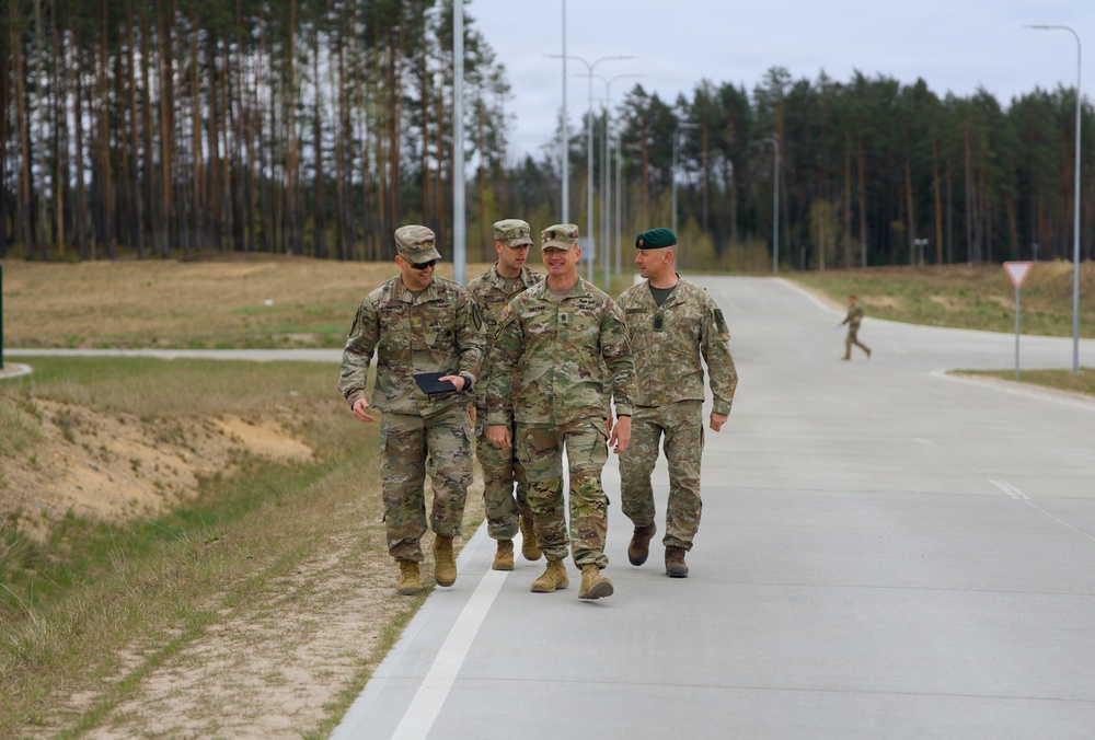 EUCOM senior enlisted leader visits U.S. rotational forces in Lithuania