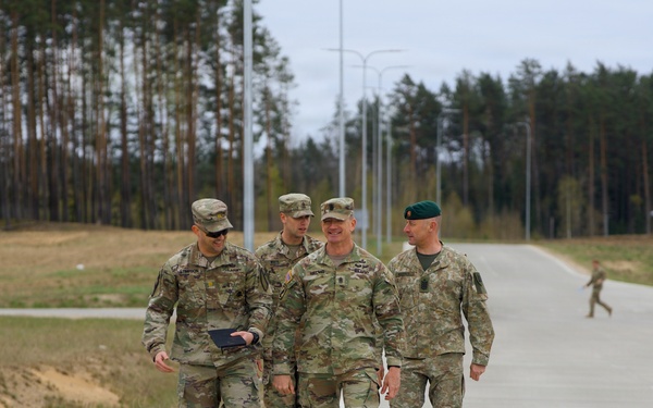 EUCOM senior enlisted leader visits U.S. rotational forces in Lithuania