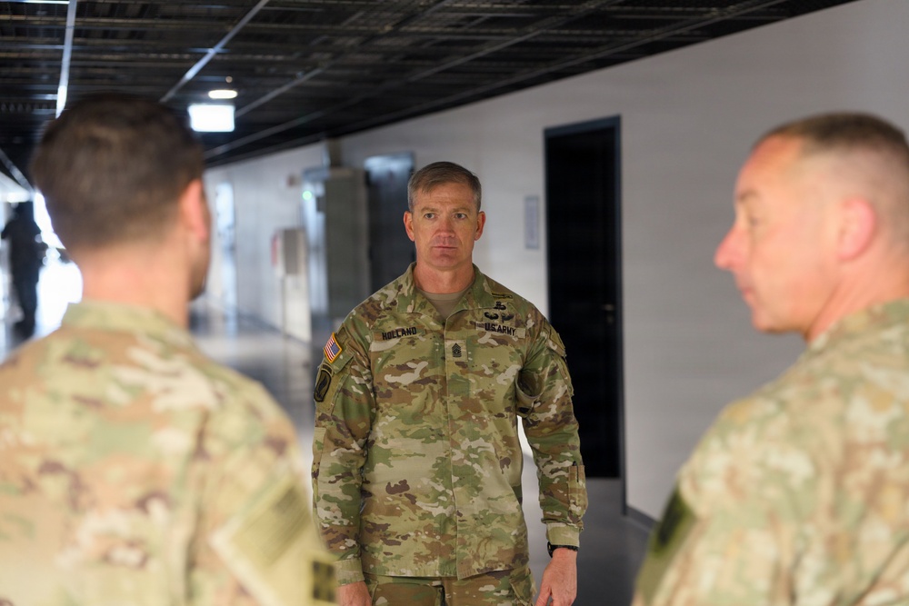 EUCOM senior enlisted leader visits U.S. rotational forces in Lithuania