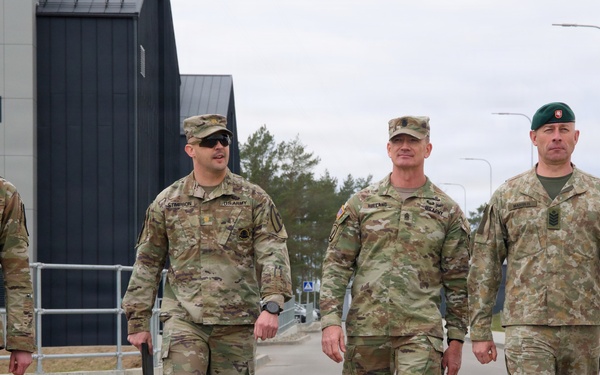 EUCOM senior enlisted leader visits U.S. rotational forces in Lithuania