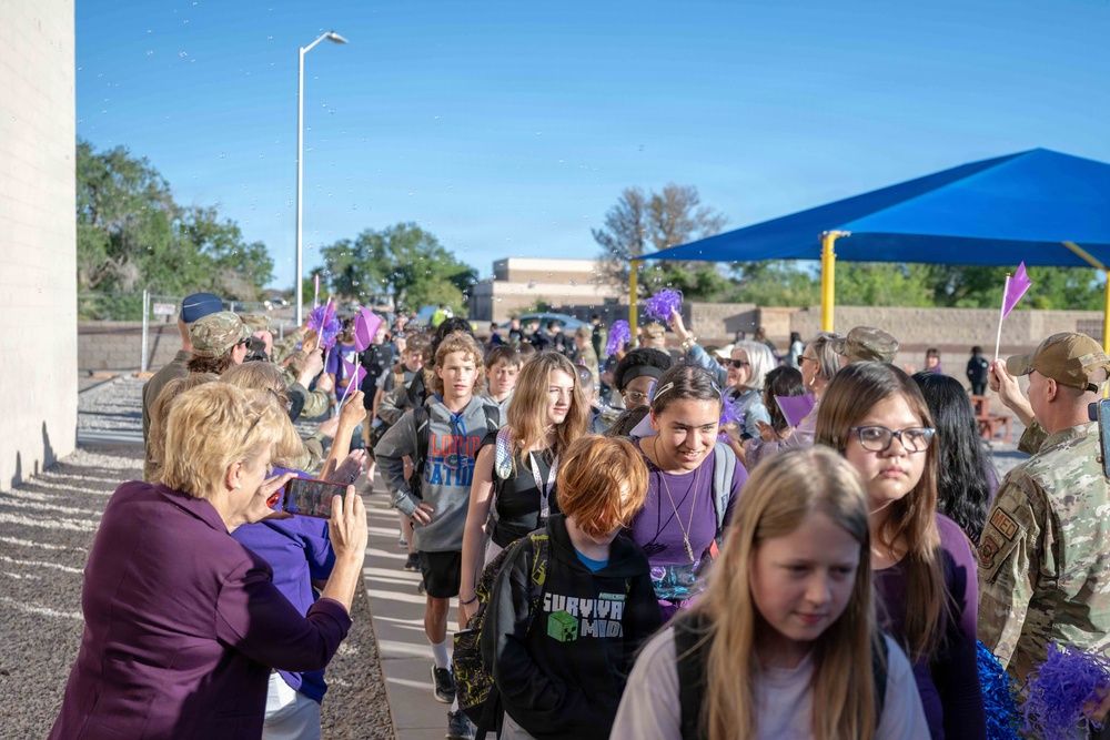 Clap-In at Holloman Middle School