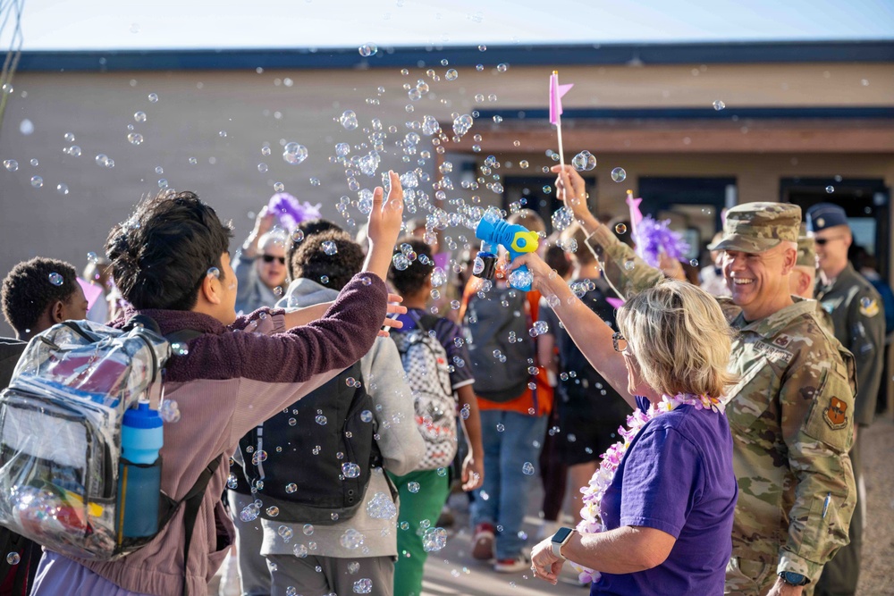 Clap-In at Holloman Middle School
