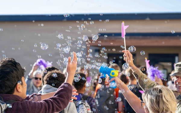Clap-In at Holloman Middle School