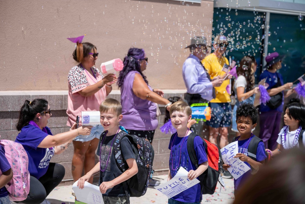 Clap-Out at Holloman Elementary School