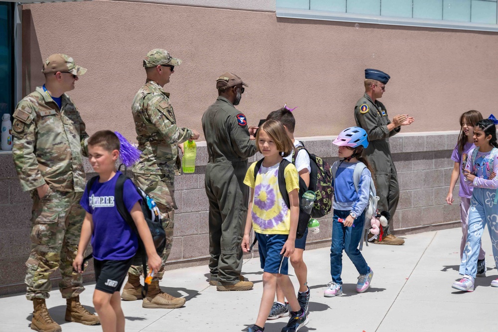 Clap-Out at Holloman Elementary School
