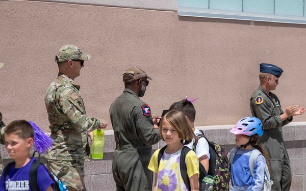 Clap-Out at Holloman Elementary School