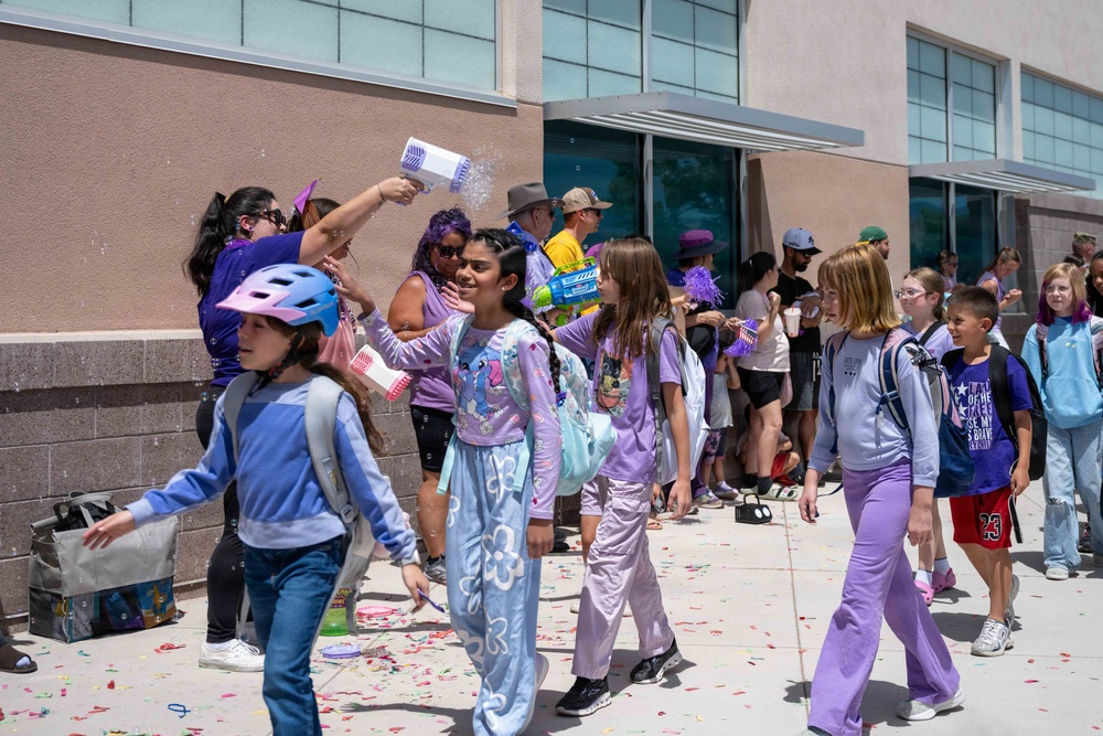 Clap-Out at Holloman Elementary School