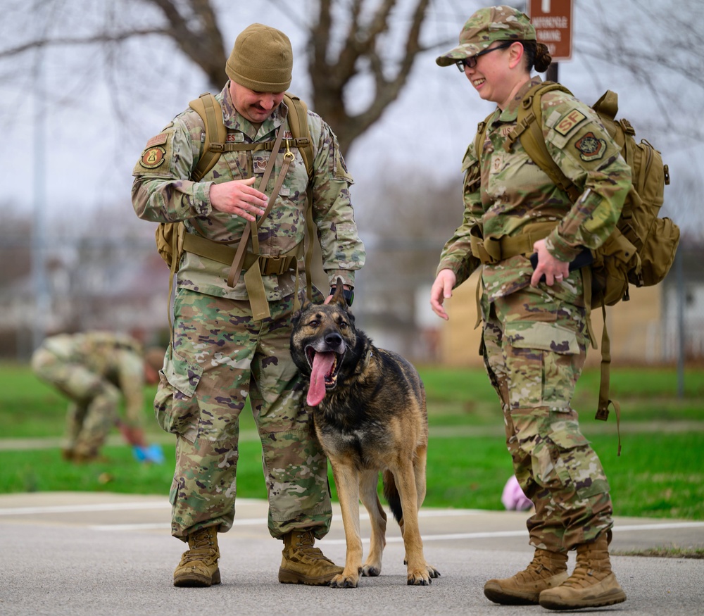 Team Scott honors military working dogs through ruck