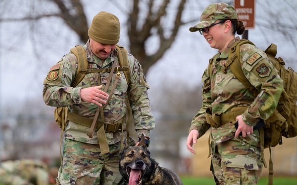 Team Scott honors military working dogs through ruck