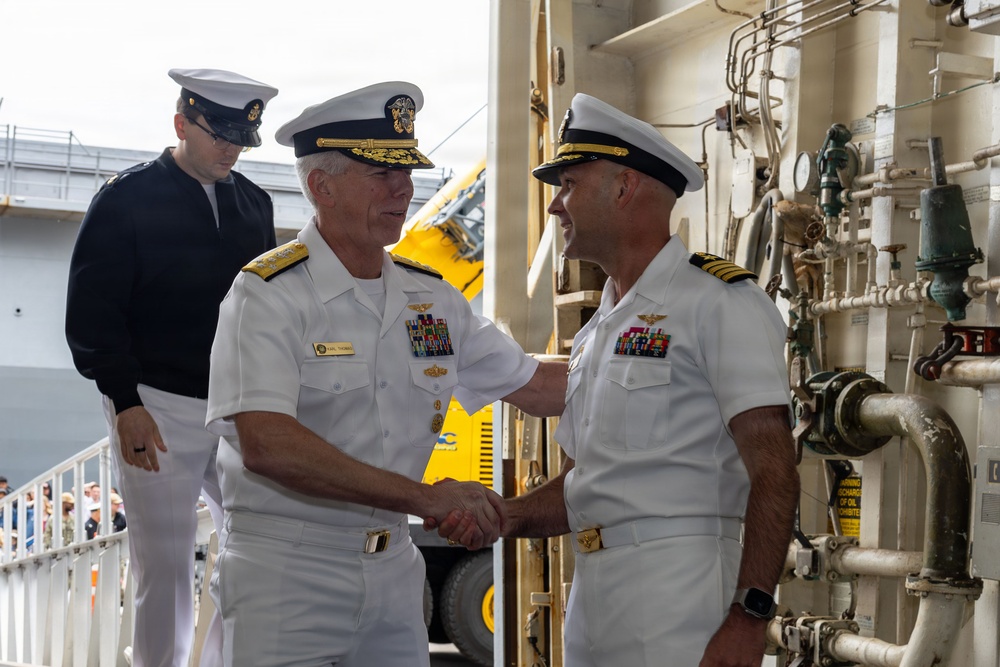 USS San Antonio (LPD 17) returns to Naval Station Norfolk