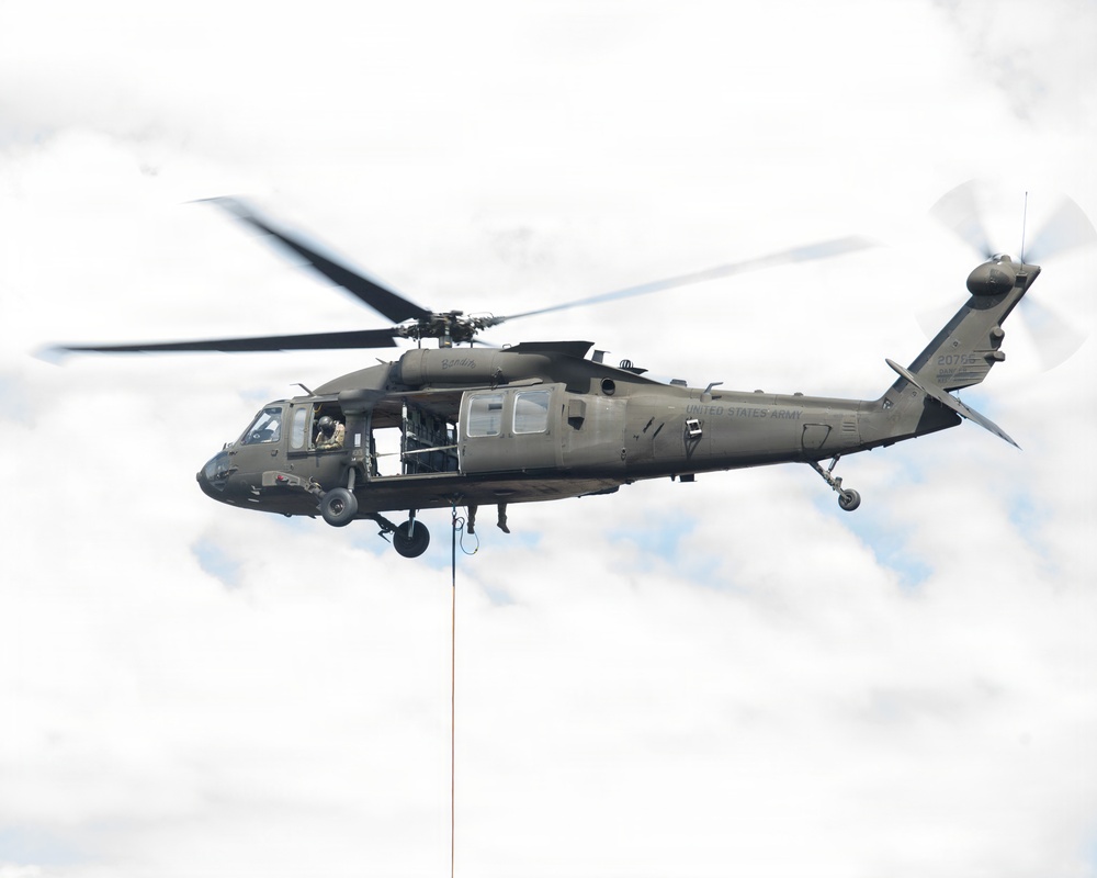Wisconsin National Guard Black Hawks complete 2026 Bambi bucket wildfire training at Fort McCoy