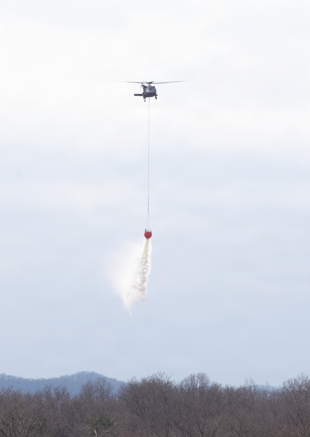 Wisconsin National Guard Black Hawks complete 2026 Bambi bucket wildfire training at Fort McCoy