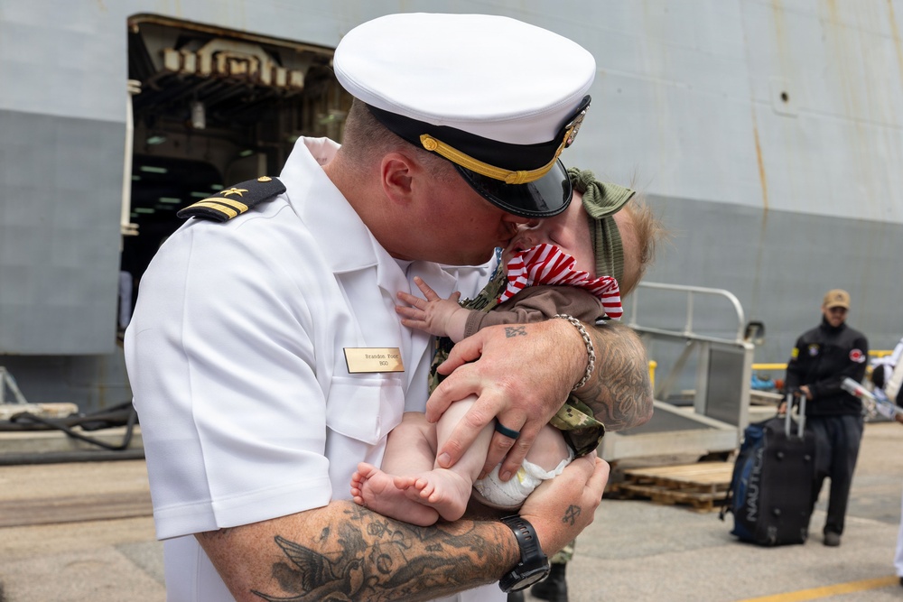 USS San Antonio (LPD 17) returns to Naval Station Norfolk