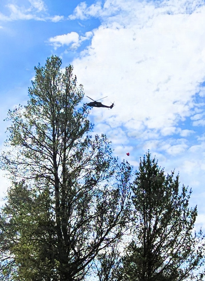 Wisconsin National Guard Black Hawks complete 2026 Bambi bucket wildfire training at Fort McCoy