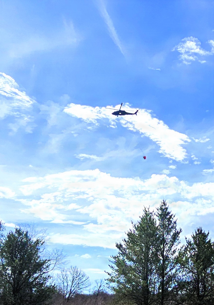 Wisconsin National Guard Black Hawks complete 2026 Bambi bucket wildfire training at Fort McCoy