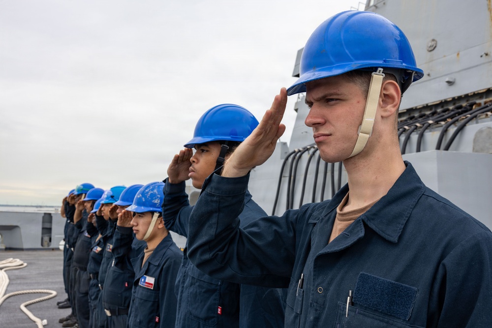 USS San Antonio (LPD 17) returns to Naval Station Norfolk