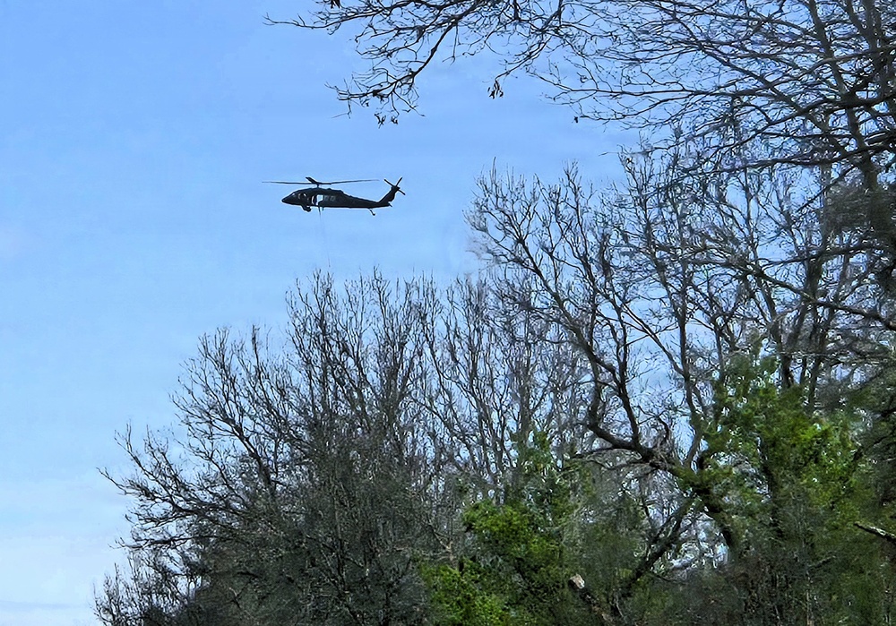 Wisconsin National Guard Black Hawks complete 2026 Bambi bucket wildfire training at Fort McCoy