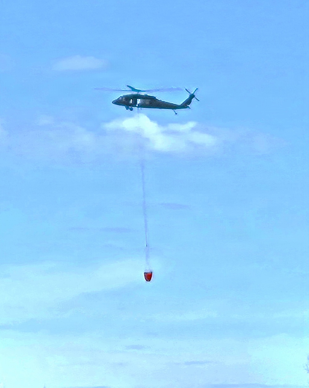 Wisconsin National Guard Black Hawks complete 2026 Bambi bucket wildfire training at Fort McCoy
