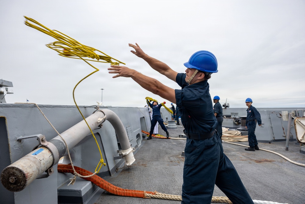 USS San Antonio (LPD 17) returns to Naval Station Norfolk