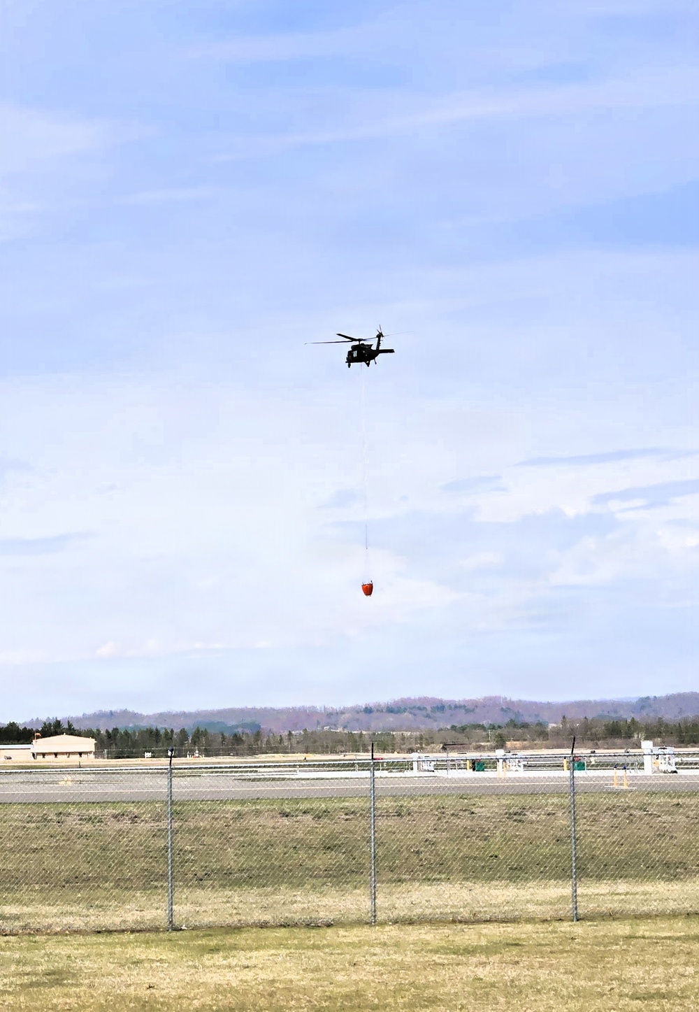 Wisconsin National Guard Black Hawks complete 2026 Bambi bucket wildfire training at Fort McCoy