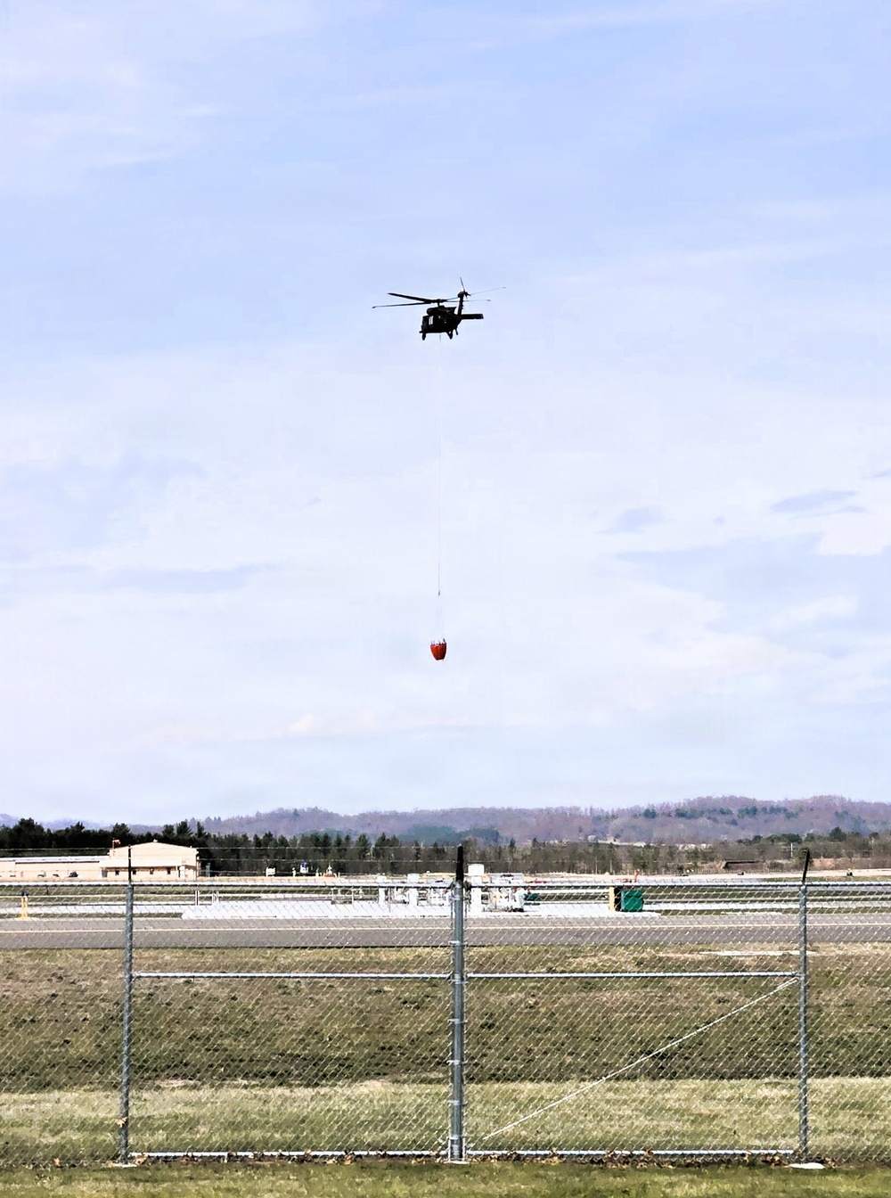 Wisconsin National Guard Black Hawks complete 2026 Bambi bucket wildfire training at Fort McCoy