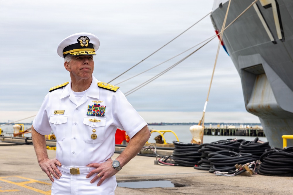 USS San Antonio (LPD 17) returns to Naval Station Norfolk