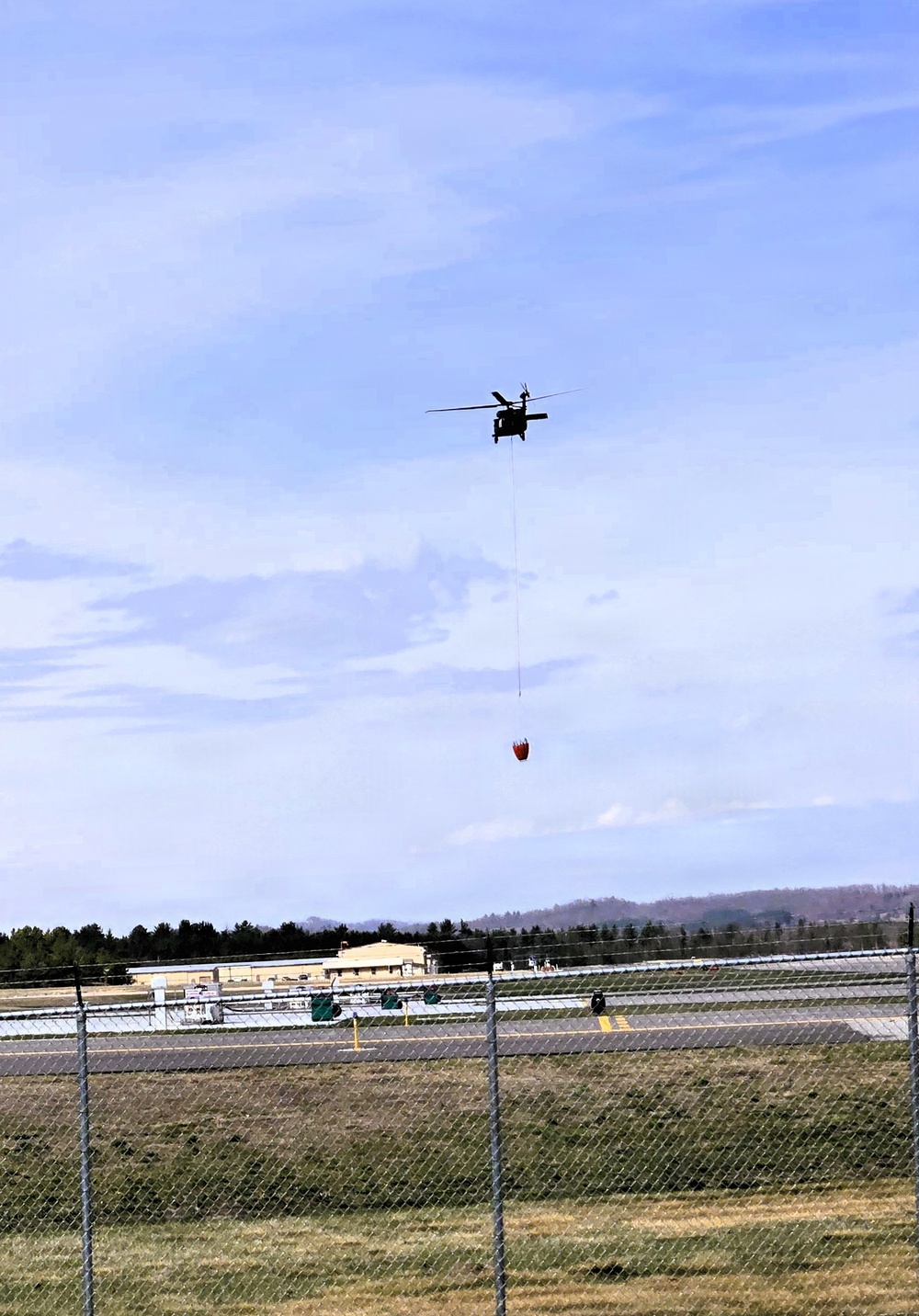 Wisconsin National Guard Black Hawks complete 2026 Bambi bucket wildfire training at Fort McCoy