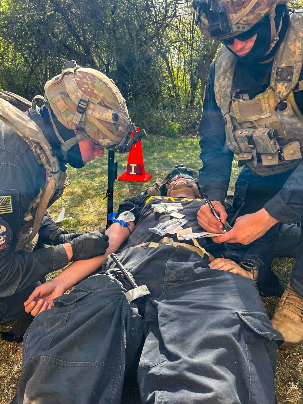 Casualty Care Card and IV