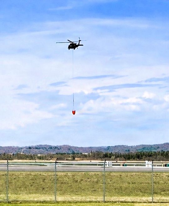 Wisconsin National Guard Black Hawks complete 2026 Bambi bucket wildfire training at Fort McCoy