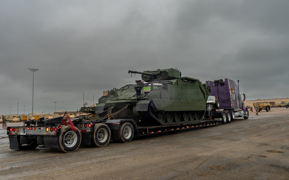 The 1st Cavalry Division tests prototypes of the new AMPV 30mm