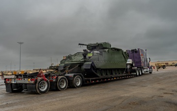 The 1st Cavalry Division tests prototypes of the new AMPV 30mm