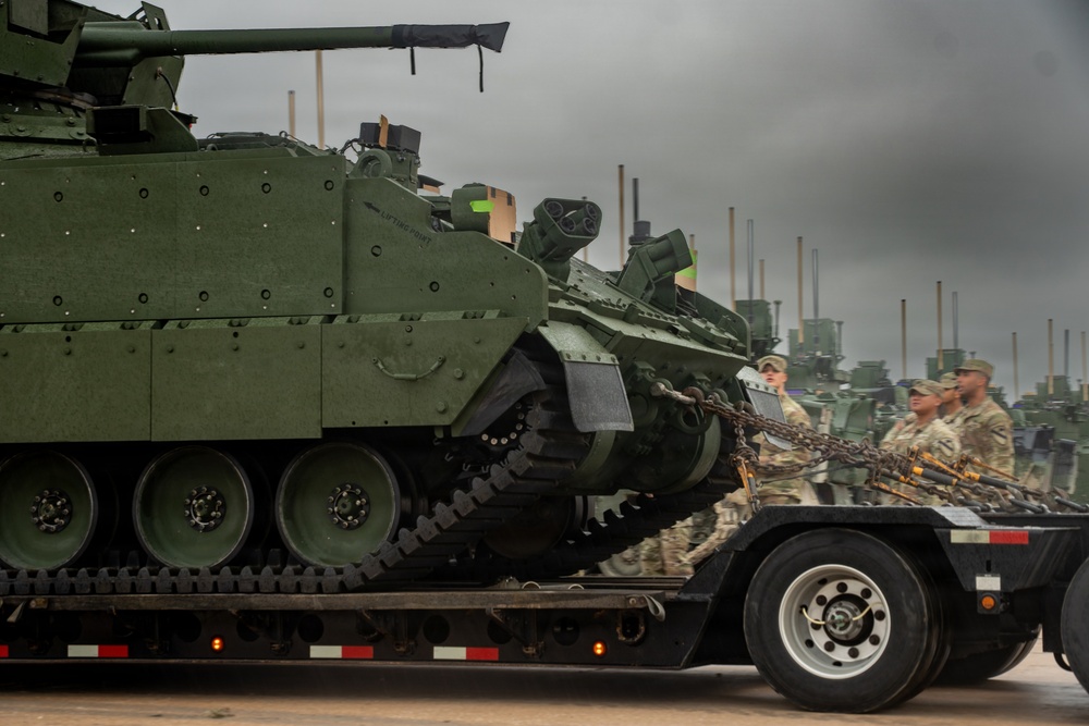 The 1st Cavalry Division tests prototypes of the new AMPV 30mm