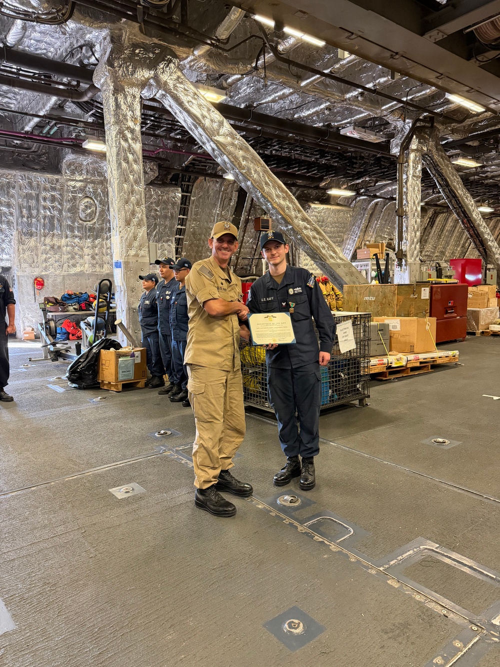 Awards Ceremony held onboard USS Omaha (LCS 12)