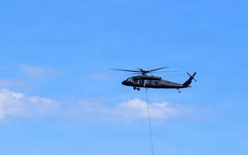 Wisconsin National Guard Black Hawks complete 2026 Bambi bucket wildfire training at Fort McCoy