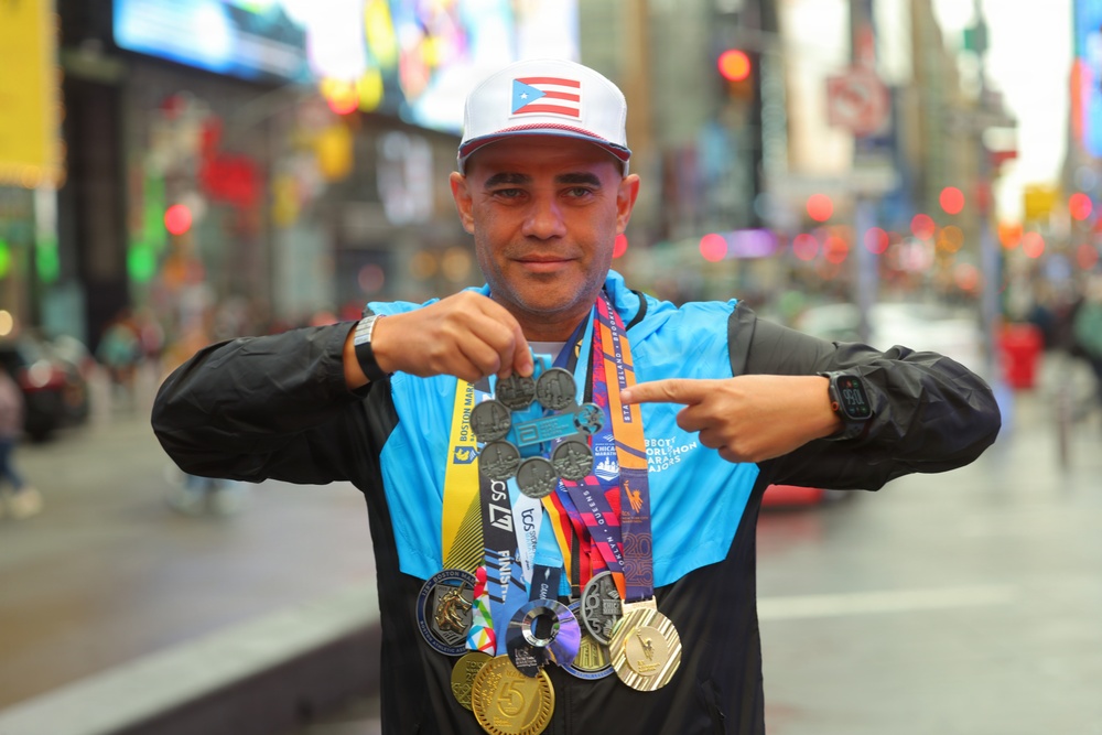 First to seven: AFSOUTH colonel completes all marathon majors in one year