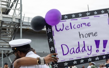 USS San Antonio (LPD 17) returns to Naval Station Norfolk