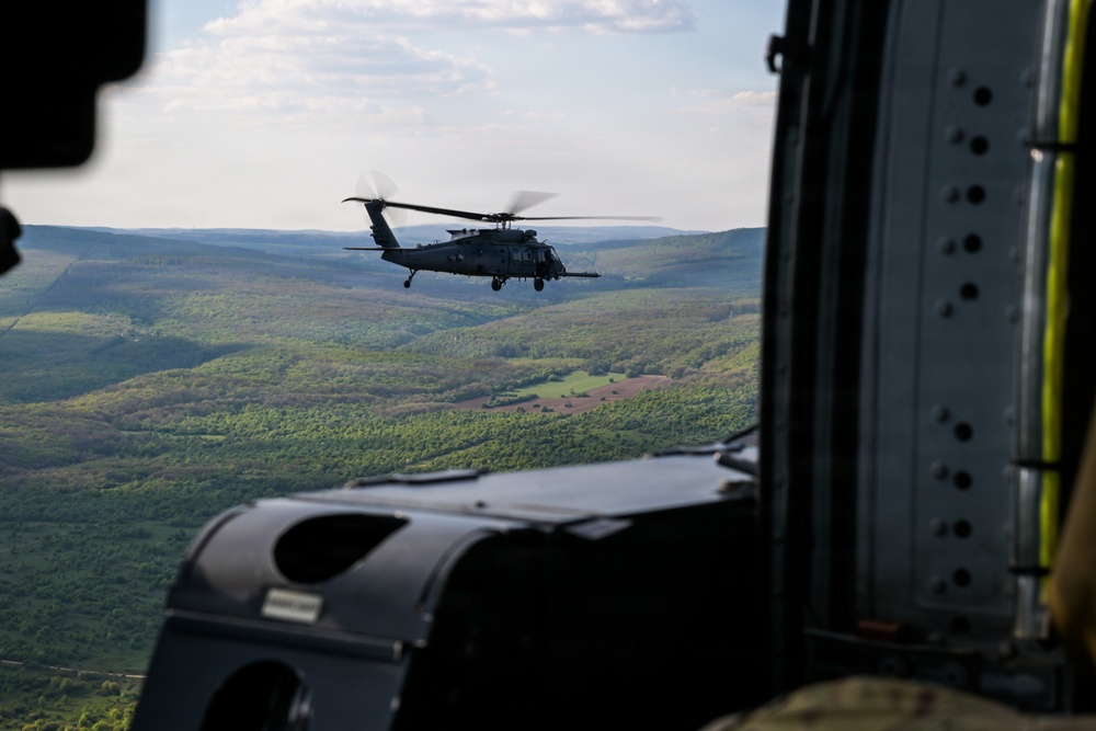 56th Rescue Squadron sharpens its close air support and casualty evacuation skills at JV 26