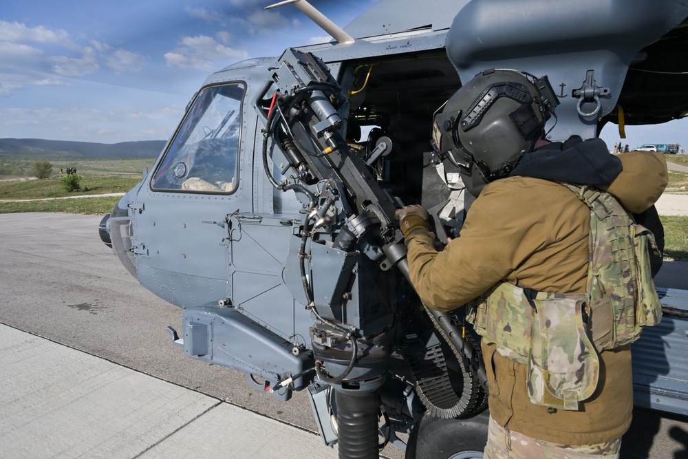 56th Rescue Squadron sharpens its close air support and casualty evacuation skills at JV 26