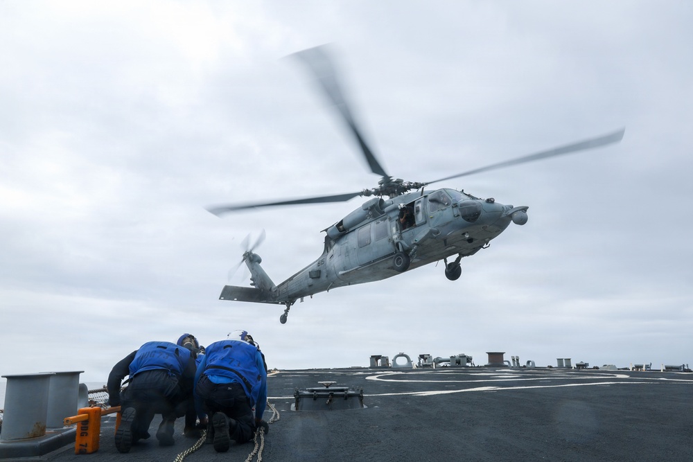 Flight Quarters Aboard USS Decatur (DDG 73)