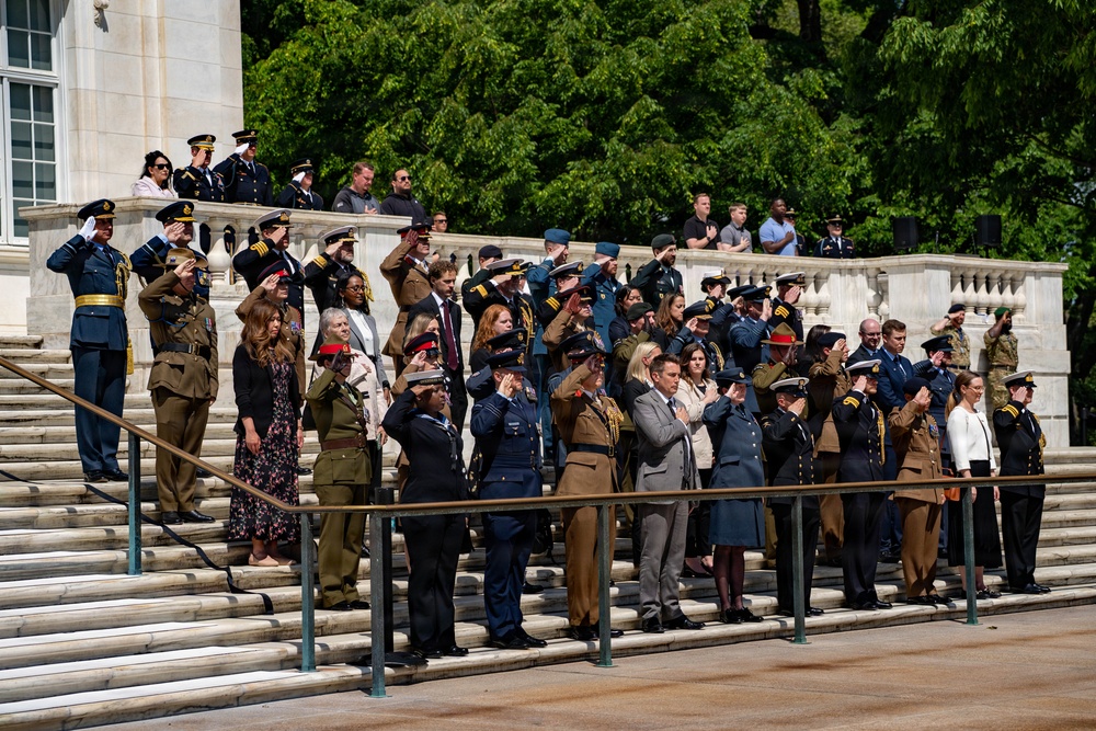 A Royal Wreath Laying