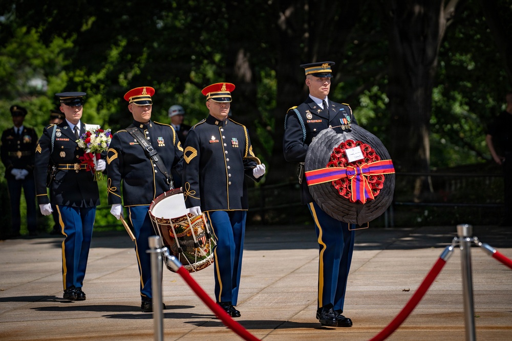 A Royal Wreath Laying