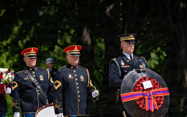 A Royal Wreath Laying