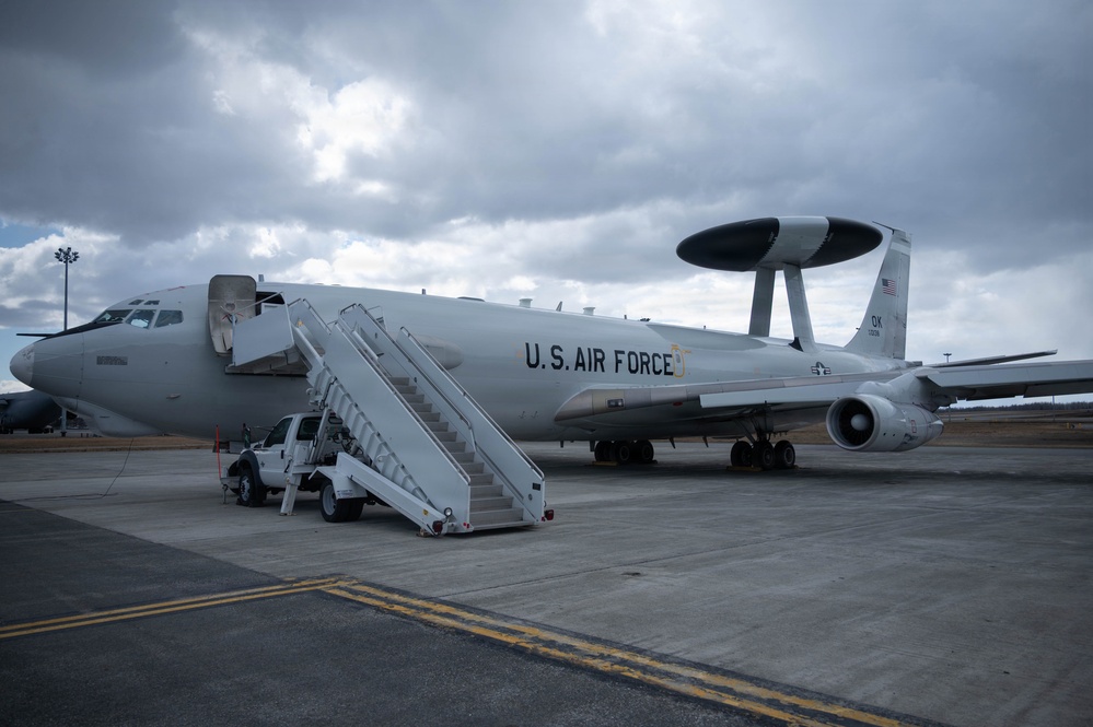 E-3 Sentry flies in support of Red Flag - Alaska