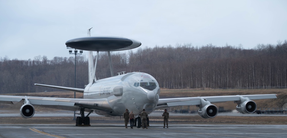 E-3 Sentry flies in support of Red Flag - Alaska