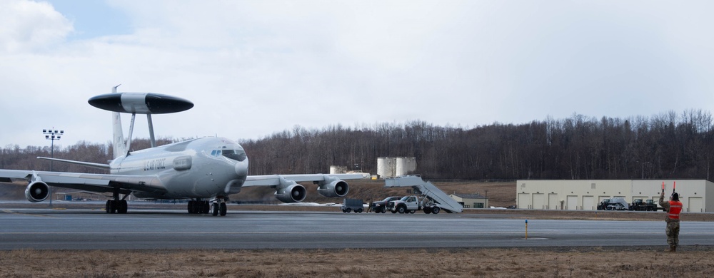 E-3 Sentry flies in support of Red Flag - Alaska