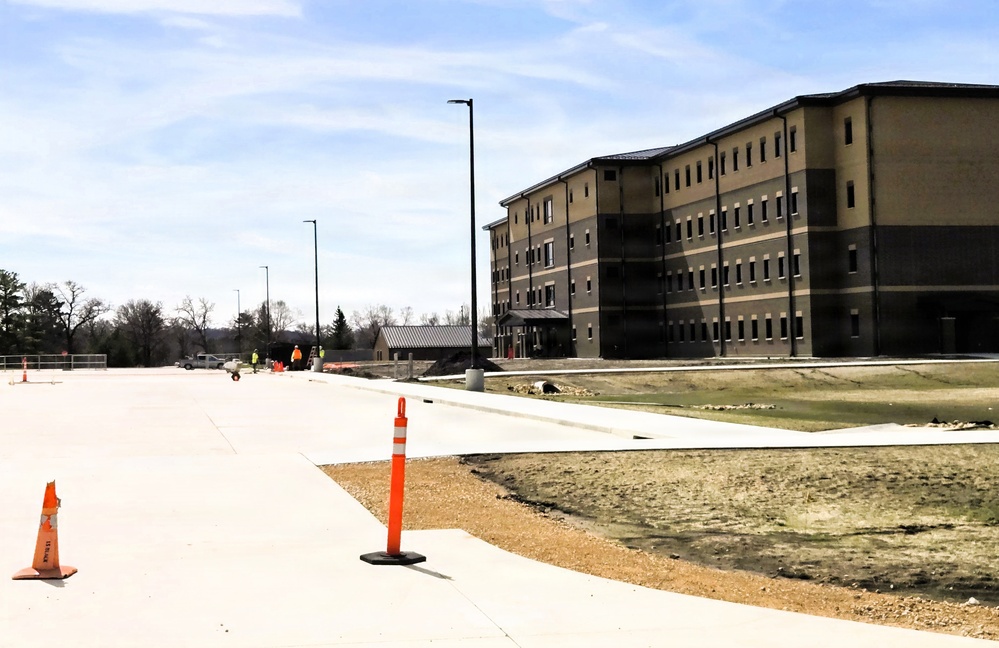 Fort McCoy’s East Barracks project nearing completion; building at 97 percent complete as of end of April