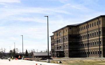 Fort McCoy’s East Barracks project nearing completion; building at 97 percent complete as of end of April