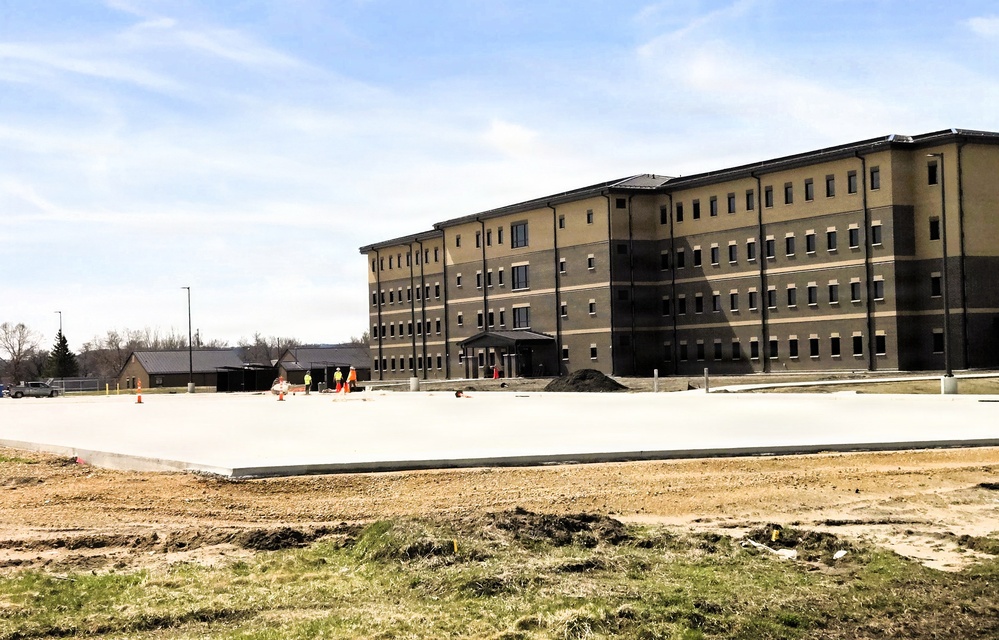 Fort McCoy’s East Barracks project nearing completion; building at 97 percent complete as of end of April