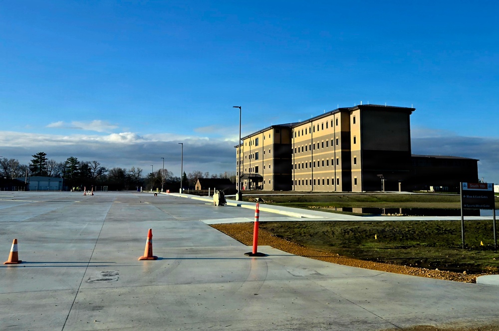 Fort McCoy’s East Barracks project nearing completion; building at 97 percent complete as of end of April