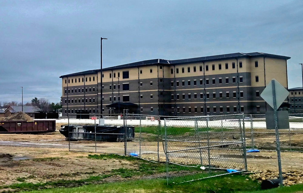 Fort McCoy’s East Barracks project nearing completion; building at 97 percent complete as of end of April